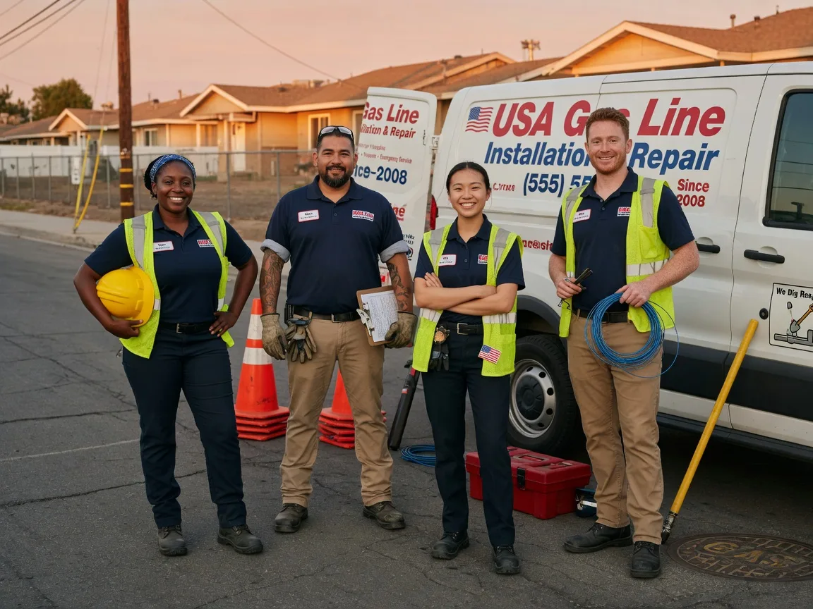 Gas Line Installation company in Mount Calm, TX